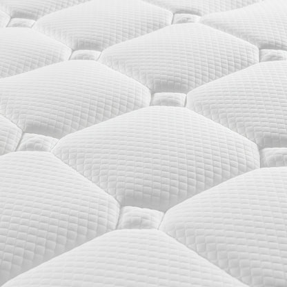 Orthopedic Cold Foam Mattress 90x200cm, Mattress with 7-zone Pocket Spring Core, Firmness Level H3 (medium Firm), 20cm High, 4 Handles + Vacuum Packaging, Extra Firm Mattress, Queen Size Mattress Plush, Plush Mattress, Hard M