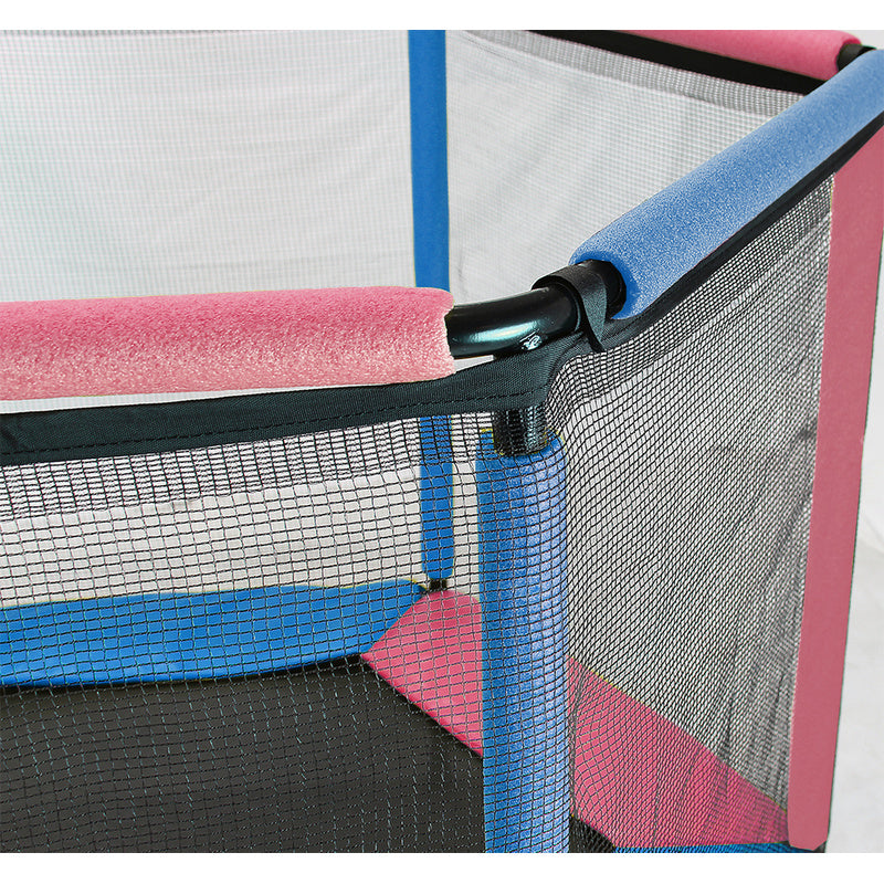 Trampoline – Springkastelen – Springmat – Kindertrampoline – Buitenspeelgoed – Ø 140 cm – Inclusief Veiligheidsnet – UV- en Waterbestendig