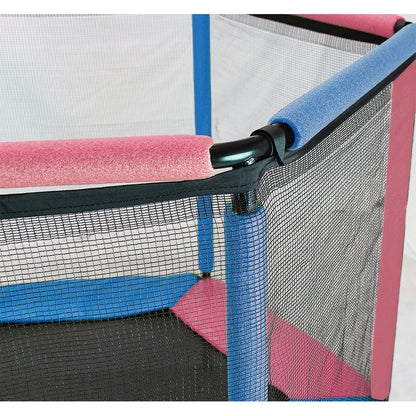 Trampoline – Springkastelen – Springmat – Kindertrampoline – Buitenspeelgoed – Ø 140 cm – Inclusief Veiligheidsnet – UV- en Waterbestendig