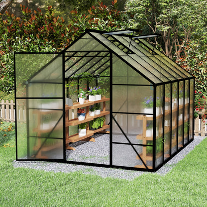 Tuinkas – Broeikas – Kweekkas – Serre – Foliekas – Aluminium Frame – Tunnel Deur – Stevig en Duurzaam – Eenvoudig Montage Zonder Gereedschap