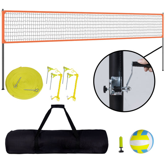 volleybalnet – sportnet – badmintonnet – beachvolleybalnet – draagbaar volleybalnet – verstelbare hoogte – duurzame aluminium palen