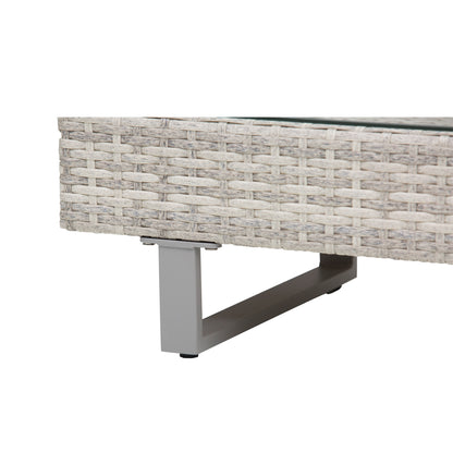 Tuinset – Loungeset – Zitgroep – Hoekbank – Balkonset – 5-zits – Weerbestendig Resin – Afneembare Kussens