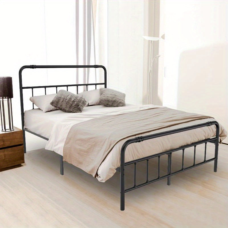 Bedframe – Metalen Bedframe – Tweepersoonsbed – Bedbodem – Slaapkamerbed – 160x200 cm – Stevig Metalen Frame – Inclusief Lattenbodem
