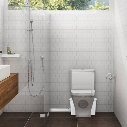 Afvalwaterpomp – Faecespomp – Huishoudpomp – Liftunit – Compacte Pomp Wit – Geluidsarm – Max. 9 Meter Hefhoogte