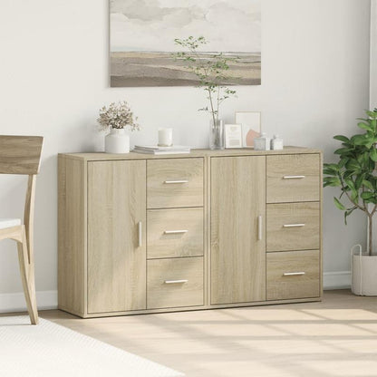 Sideboard Set – Opbergkast – Dressoir – Tv-meubel – Kastje – Sonoma Oak – Duurzaam Hout – Compact 60x31x70 cm