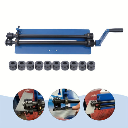 Rollenbank – Metaaldraaier – Rollvormer – Buigmachine – Fietsrollenbank – 460 mm Werkbreedte – Robuust Metalen Frame