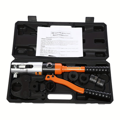 Krimptang – Persgereedschap – Hydraulische Tang – Druk Tang – Fittingen Tang – Max Crimpkracht 10 Ton – Ergonomische Handgreep Tangel