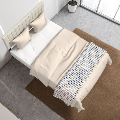 Hoofdbord Slaapkamer – Bedpaneel Wandbekleding – Bedwand Stijlvol – Bed Frame Design – Zwart 160x200 cm – Lichtgewicht Stoffen Bekleding – Metaalframe Max 300kg Belastbaar
