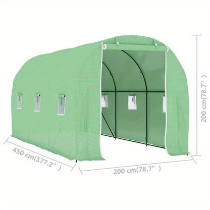 Kweekkas – Tuinkas – Broeikas – Mini Kas – Plantenkas – Ruime 9 m² – Weerbestendig PVC – Eenvoudige Montage