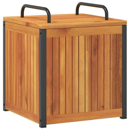 Buitenopslagdoos – Tuinbox – Opbergkist – Gereedschapskist – Kussenbox – Robuust Stalen Materiaal – Verstelbare Hoogte 45x45x45/53 cm