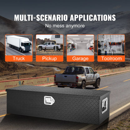 Aluminium Gereedschapskist – Opbergkist – Tool Box – Chest Box – Opbergbak – Lichtgewicht Diamond Plate – Weerbestendig Slot