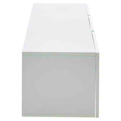 Tv-meubel – Tv-kast – Media-meubel – Entertainmentmeubel – TV-dressoir – Modern Minimalistisch Design – Ruimtebesparend Met 3 Deuren – Eenvoudige Montage – Licht Kleur Variant