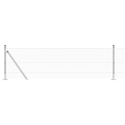 7pcs 32mm Heavy-Duty Metal Garden Trellis Posts, 0.6x10m - Sturdy Base Support for Recinzione Esagonale, Durable Outdoor Plant Protection, Garden Trellis for Climbing Plants, Structural Support, Sleek Appearance, Quality Cons