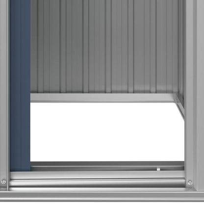 Opslagkast – Buitenberging – Tuinkast – Opslagkast Garage – Tuinberging Antraciet – Gegalvaniseerd Staal – Groot 126x97,5x177 cm – Robuust & Weerbestendig