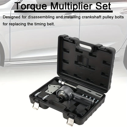 Torsievermenigvuldiger Set – Momentsleutel Versterker – Krachtversterker – Draaimomentvergroter – Momentvermenigvuldiger – Lagerstaal – Geschikt Voor Ford Motoren – Precisie Montage