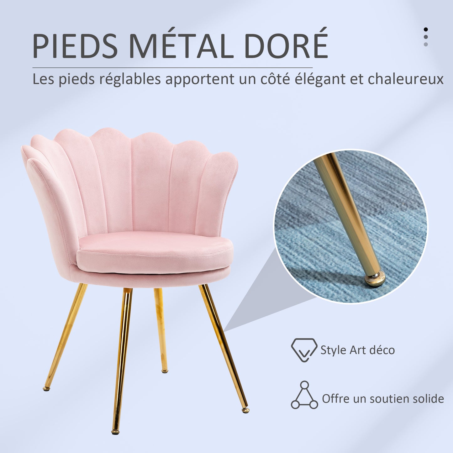 Draaifauteuil – Fauteuil – Lounge Stoel – Velvet Stoel – Shell Chair – Roze Velours – 360° Draaibaar – Stijlvol Metalen Frame