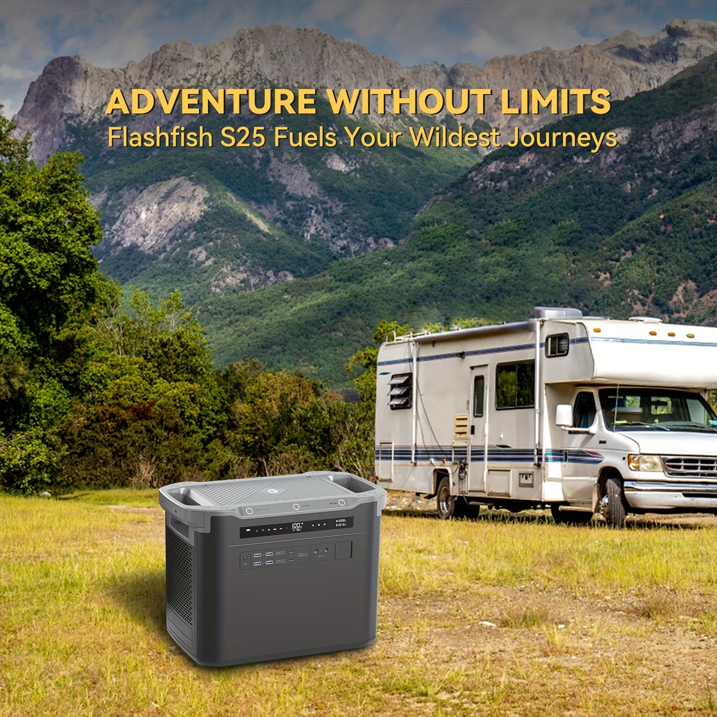 Draagbare Powerstation – Powerbank - Stroomgenerator - Mobiele Energiebron – Noodstroomvoorziening – Camping Accu – 2000W Vermogen – 1997Wh Capaciteit