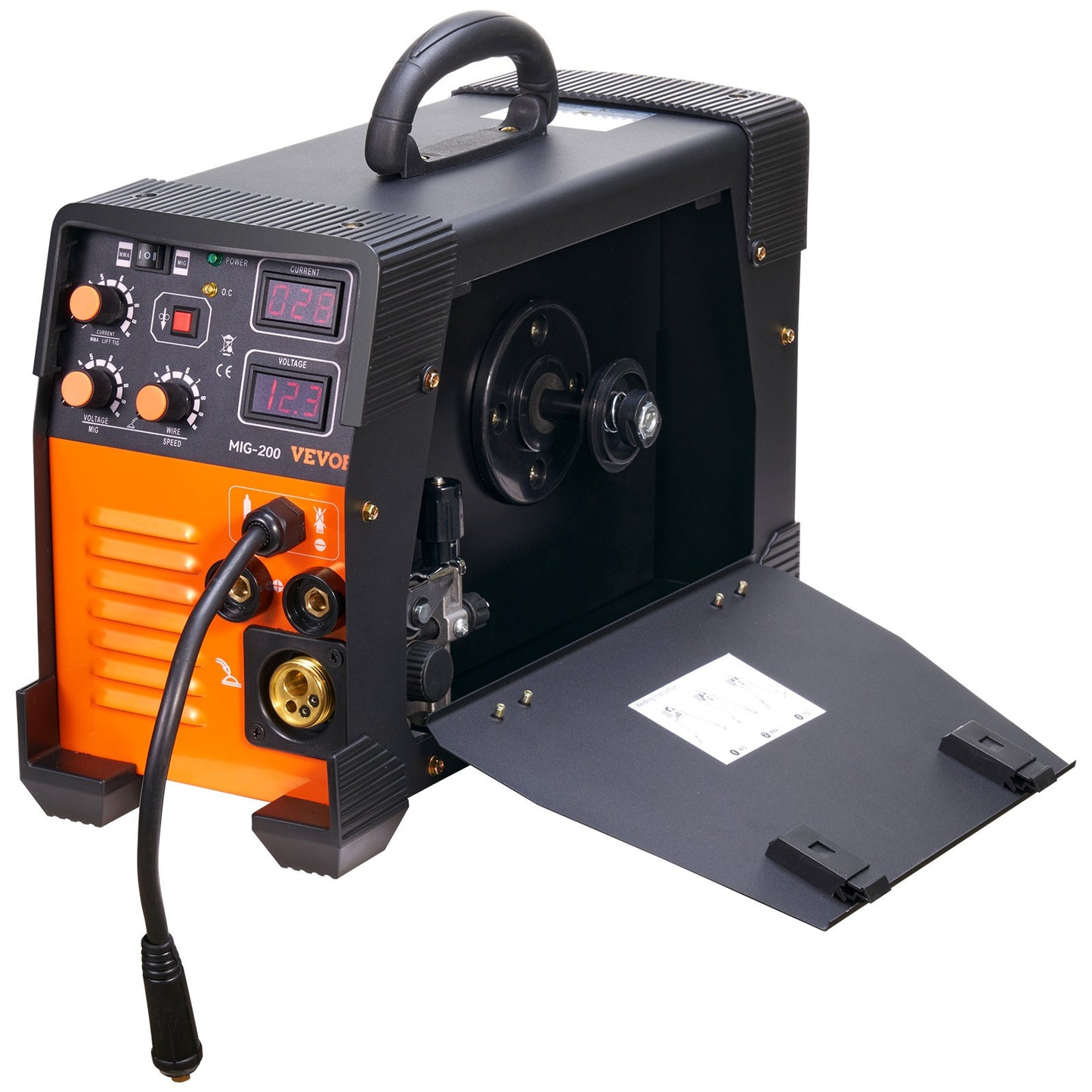 3-in-1 Lasmachine – MIG Lasser – TIG Lasser – MMA Lasser – Inverter Lasmachine – Digitale Display – Geavanceerde IGBT Technologie – Lichtgewicht 9,5 kg