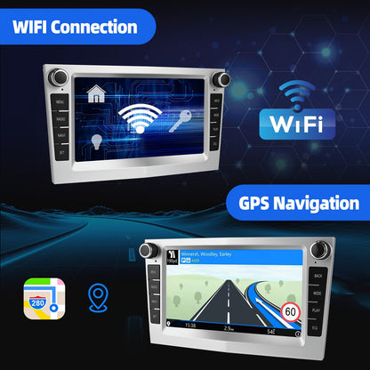 Android Autoradio – Auto Radio – Multimedia Speler – Navigatiesysteem – 2 DIN Headunit – 7 Inch IPS Touchscreen – Android 14 met 4GB RAM & Draadloze CarPlay