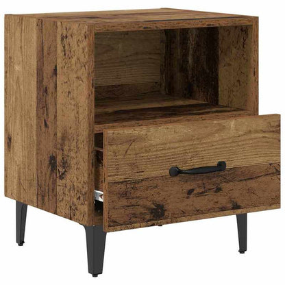 High-quality Nachtkastje 2pcs Oud hout 40 x 35 x 47.5cm Bewerkt hout, Bedroom Furniture, Classic Design, Handcrafted Wood, Apartment Living