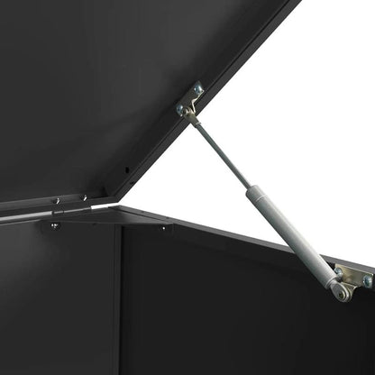 Afvalcontainer Buiten – Afvalbak – Vuilnisbak – Prullenbak – Afvalton – Gepoedercoat Staal – Grote Capaciteit 69x79x117 cm