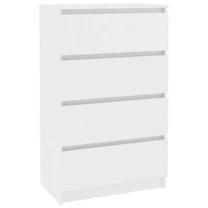 Opbergkast – Opbergmeubel – Kast – Dressoir – Witte Kast – Afsluitbaar – Duurzaam Gelamineerd Hout 60x35x98,5 cm