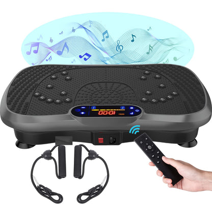 Zwarte Vibrator – Trilmachine – Massager – Spiertrainer – Fitnessapparaat – 3 Intensiteitsstanden – Max. Gewicht 150 kg