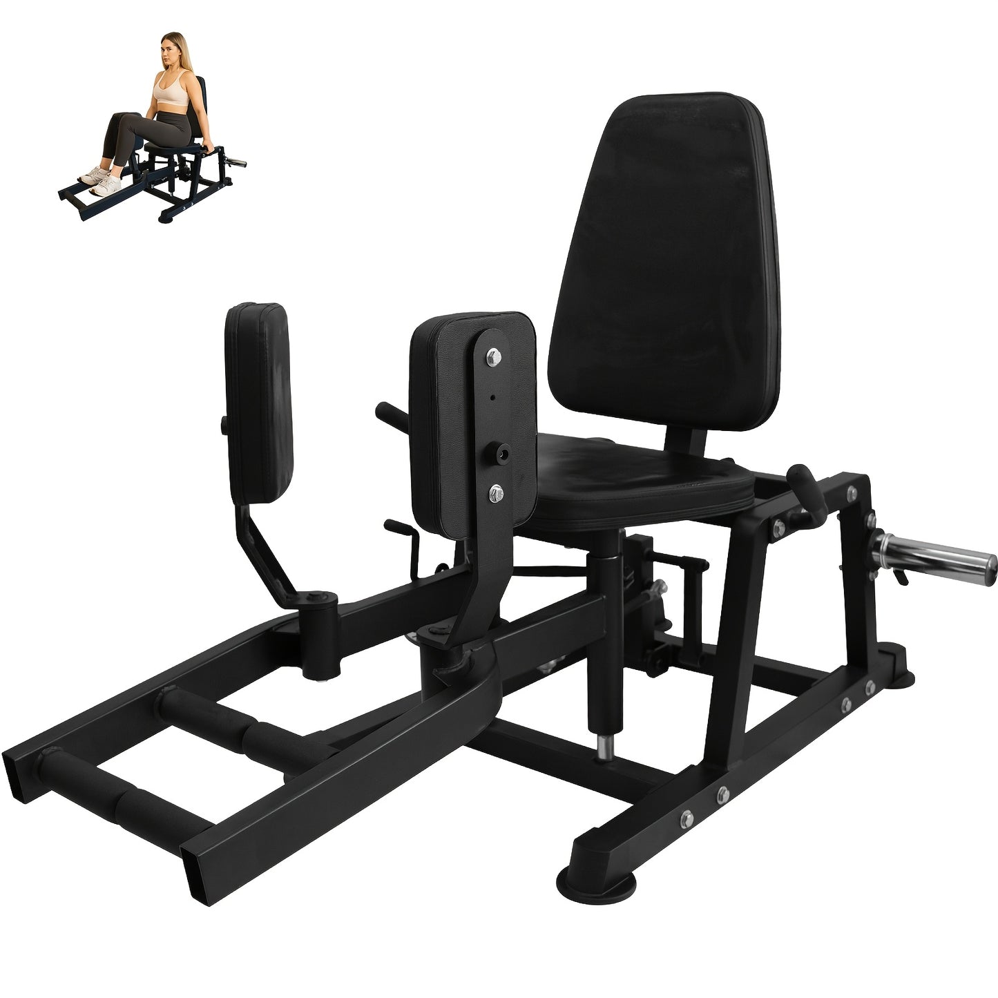 Adductor Apparaat – Abductor Trainer – Heuptrainer – Gluteus Machine – Binnen- en Buitenzijde Training – 6 Verstelbare Weerstandsniveaus – Duurzame IJzeren Constructie