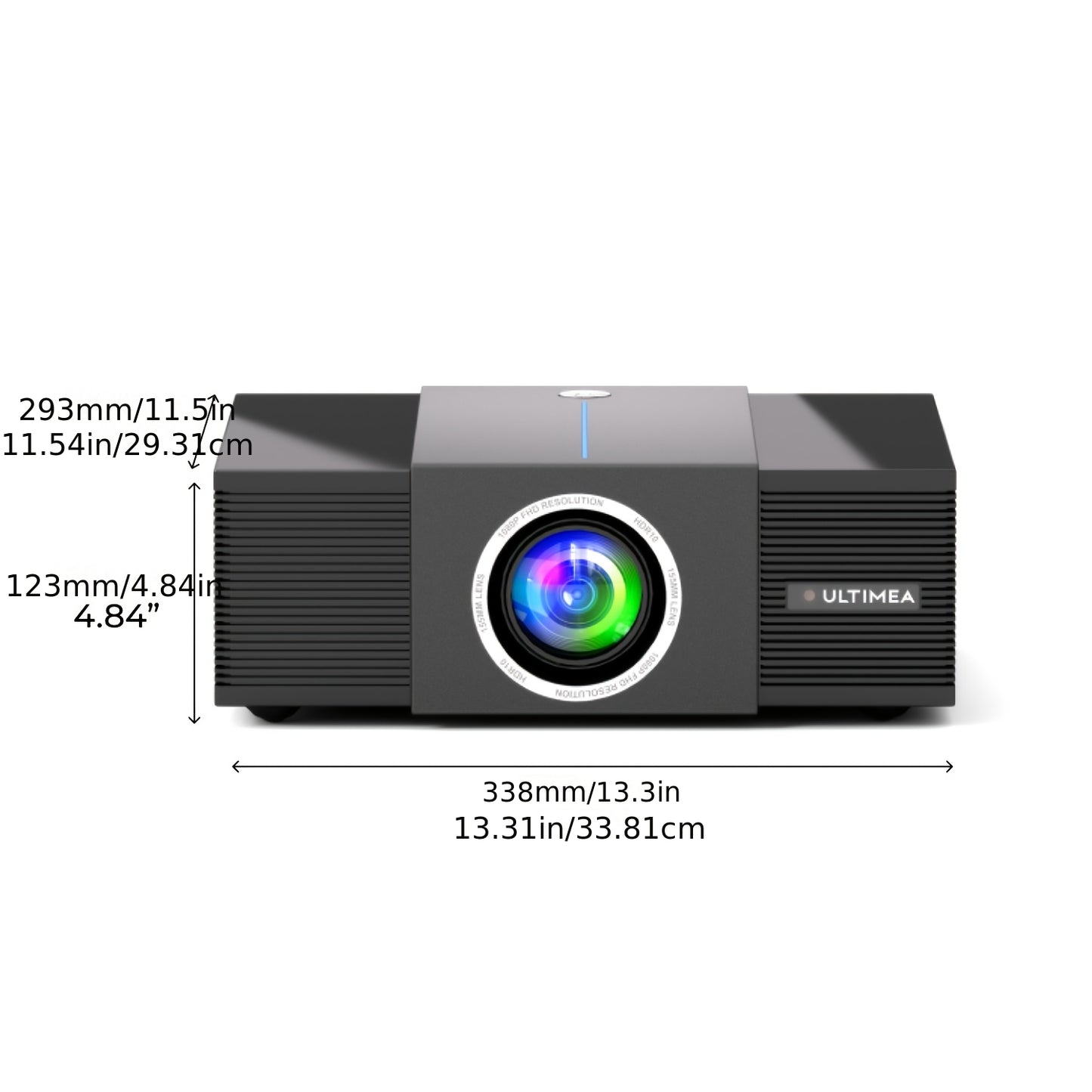 Beamer – Projector – Mini Beamer – Thuisbioscoop – Full HD 1080p – 700 ANSI Lumen – Automatische Focus & 6D Keystone Correctie – HDR10 & Draadloos WiFi