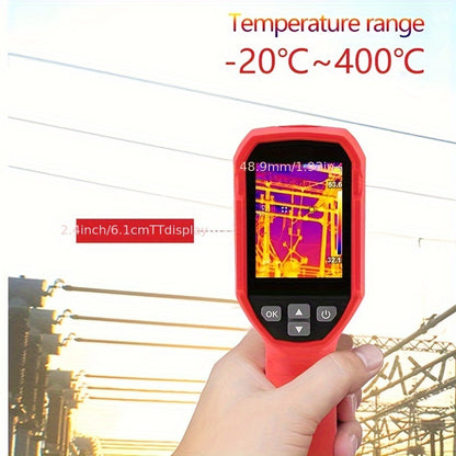 Thermal Camera – Warmtebeeldcamera – Infraroodcamera – Warmtemeter – Temperatuurmeter – 120x90 Resolutie – Temperatuurbereik -20°C tot 400°C