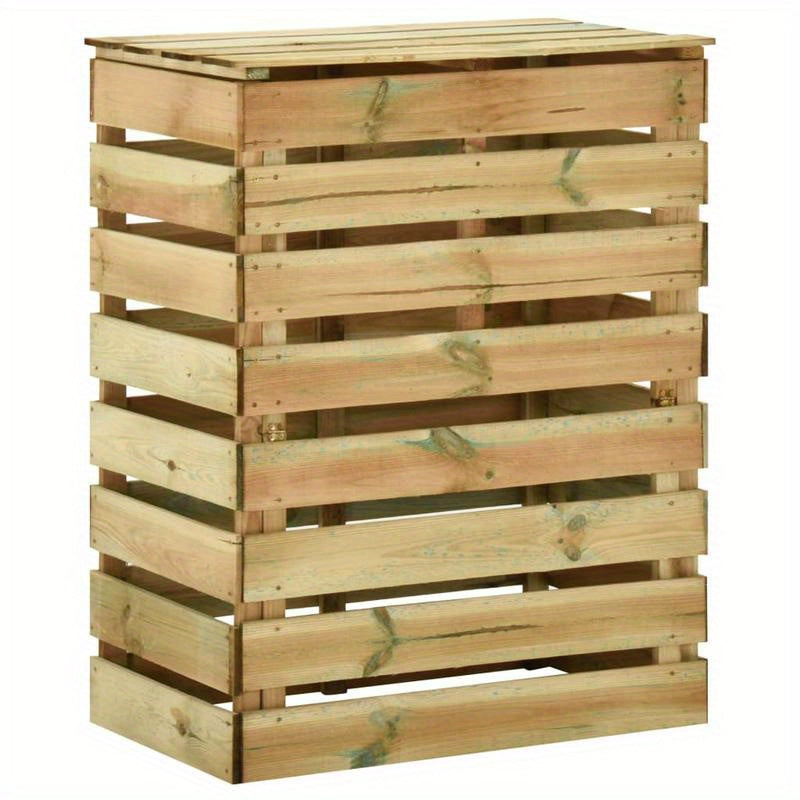 Compostbak – Compostvat – Composter – Composteerbak – Tuinbak – Houten lattenrooster – 2 stuks – 80x50x100 cm – Rotbestendig geïmpregneerd dennenhout