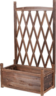 Plantenbak met Klimrek - Schutting - Klimrek - Antieke Stijl - Klein