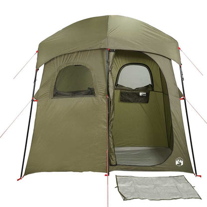 Douchetent – Omkleedtent – Campingtent – Privacytent – Draagtent – 2 Personen – Waterdicht Polyester – Ruim 256x136x225 cm