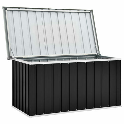 Tuinkist – Tuinkussenbox – Tuinopbergbox – Tuinbox – Opbergbox – Gecoat Metaal & Synthetisch Materiaal – 129x67x65 cm