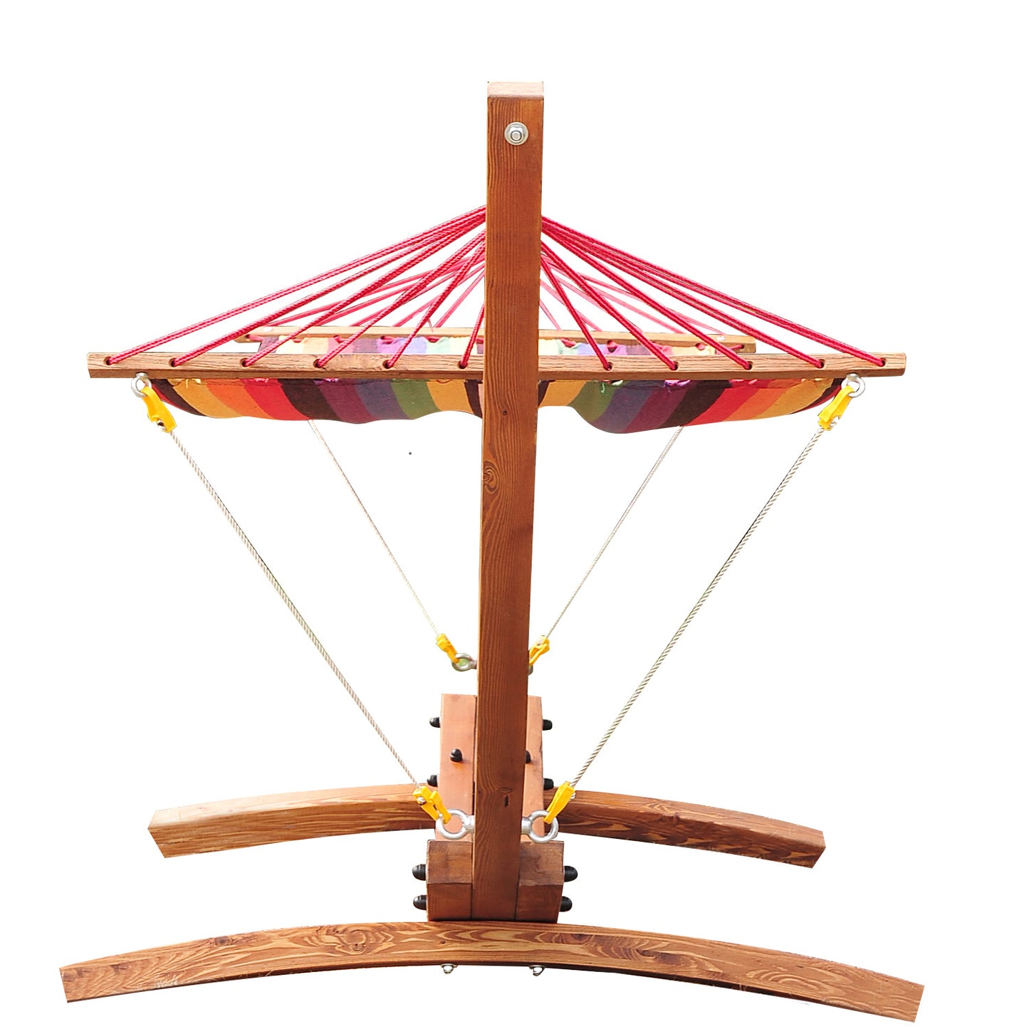 Hangmat Kader – Tuinhangmat – Houten Frame Hangmat – Relaxstoel – Schommelstoel – Stevig Houten Frame – Max. 120 Kg Belastbaar