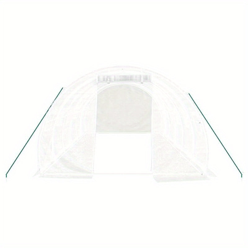 Tuinkas – Kweekkas – Groentekas – Plantenkas – Kas Voor Moestuin – Wit – 18 m² – Weerbestendig Stalen Frame