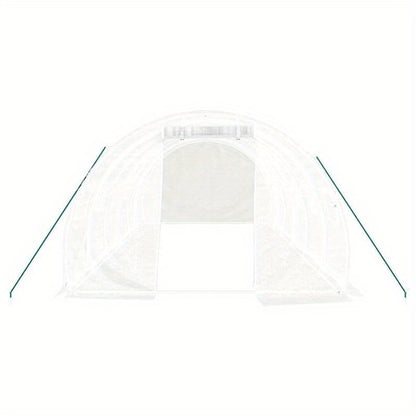 Tuinkas – Kweekkas – Groentekas – Plantenkas – Kas Voor Moestuin – Wit – 18 m² – Weerbestendig Stalen Frame