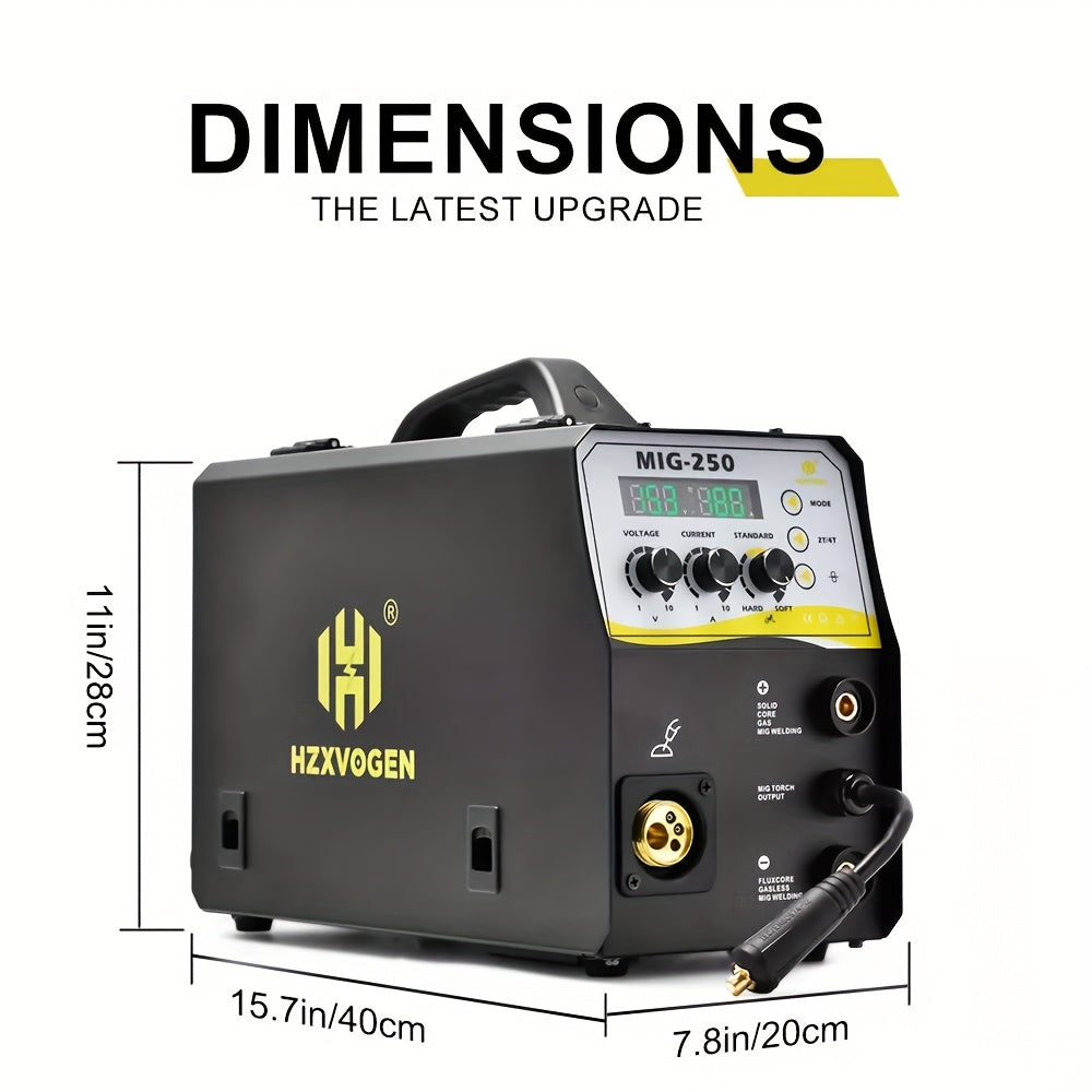 MIG Lasmachine – Lasapparaat – MIG Lasser – TIG Lasser – MMA Lasser – 5-in-1 Multifunctioneel – IGBT Inverter Met LED Display