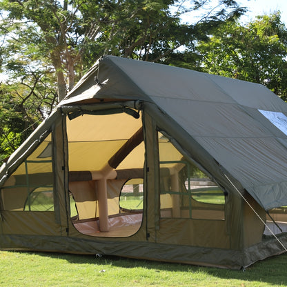 Tent – Opblaasbare Tent – Kampeertent – Familietent – Outdoor Tent – 12m² – Snel Opzetten – Waterafstotend Oxford Polyester