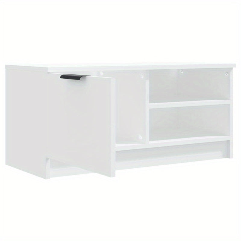 TV furniture 2pcs 80x35x36.5cm processed wood white