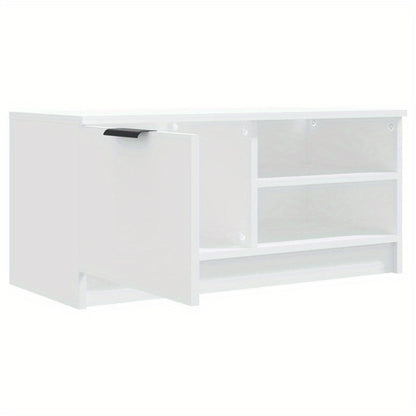 TV furniture 2pcs 80x35x36.5cm processed wood white