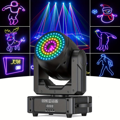 Movinghead Light – DJ Licht – Podiumverlichting – Discolamp – RGB LED – 2W Krachtige LED – 3D RGB Animatie