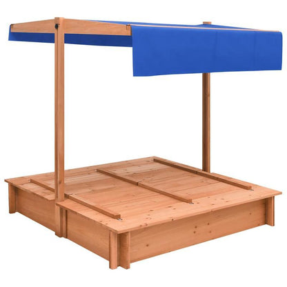 Buitenzandbak – Speelzandbak – Tuinzandbak – Zandbak Met Dak – Houten Speelhuis – 112x112x112 cm – Duurzaam Hout
