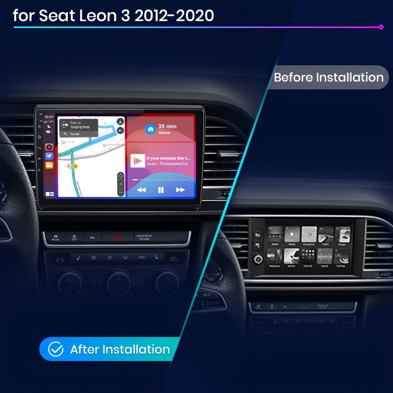 Multimedia Speler – Autoradio – Navigatiesysteem – 2-DIN Android Radio – WiFi Android Auto – 9 Inch IPS Scherm – DSP Geluidsoptimalisatie
