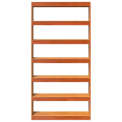 Boekenkast – Boekplank – Roomdivider – Kastenmeubel – Opbergkast – Massief Grenenhout – 100x30x199,5 cm – 6 Ruime Vakken