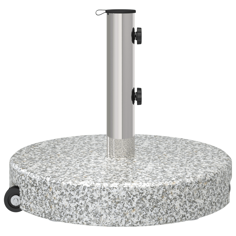 Parasolstand – Parasolvoet – Parasolhouder – Umbrella Base – Buitenstandaard – 29kg Zwaar Carbon Staal – Windproof Anti-Slip Basis Grigio