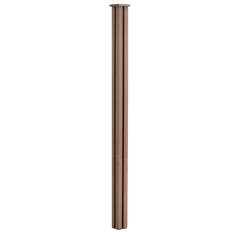 WPC Tuinafscheiding – Tuinhek – Schutting – Privacy Scherm – Windscherm – Grijs – 183 x 357 cm – Weerbestendig & Onderhoudsarm