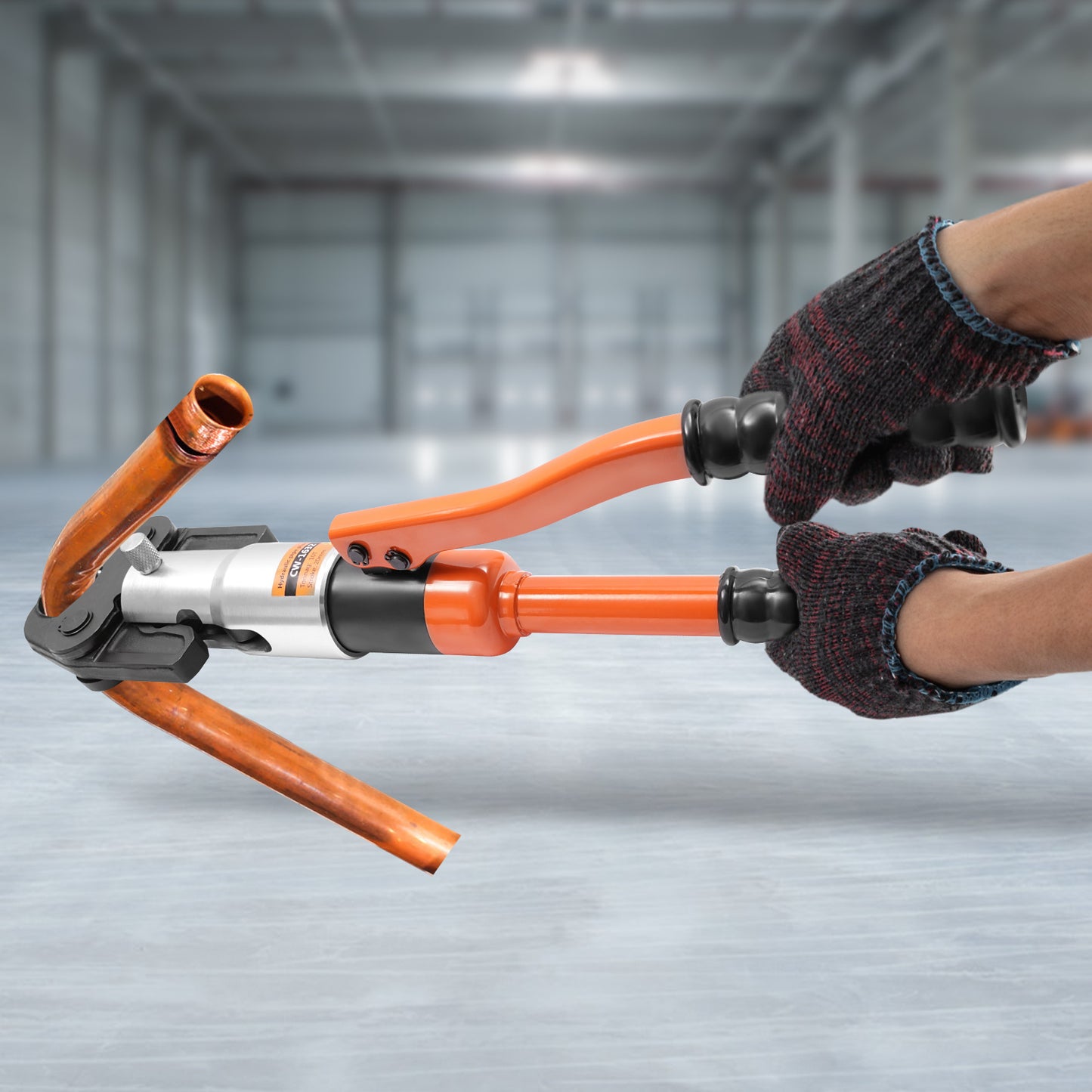 Professionele Perspincet – Pers Tang – Krimptang – Hydraulische Krimptang – Persgereedschap – 360° Draaibaar Hoofd – Voor Koper- en RVS Leidingen