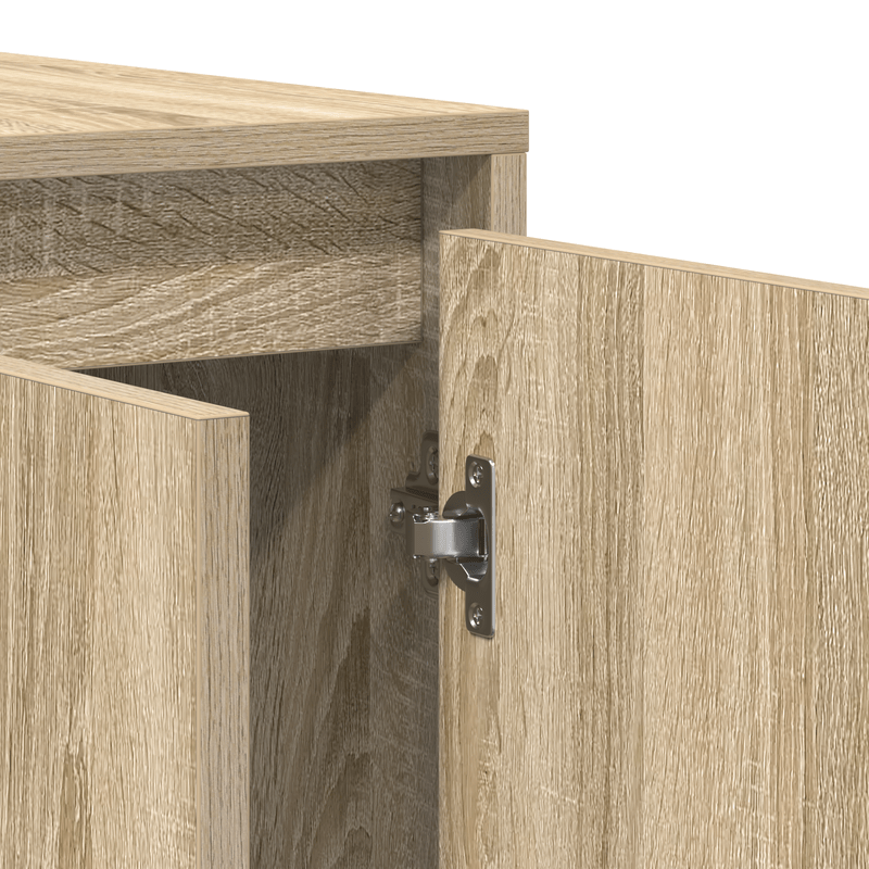 Oak Sideboard Sonoma eiken Gefabriceerd wood 135 x 41 x 75cm Practical and removable
