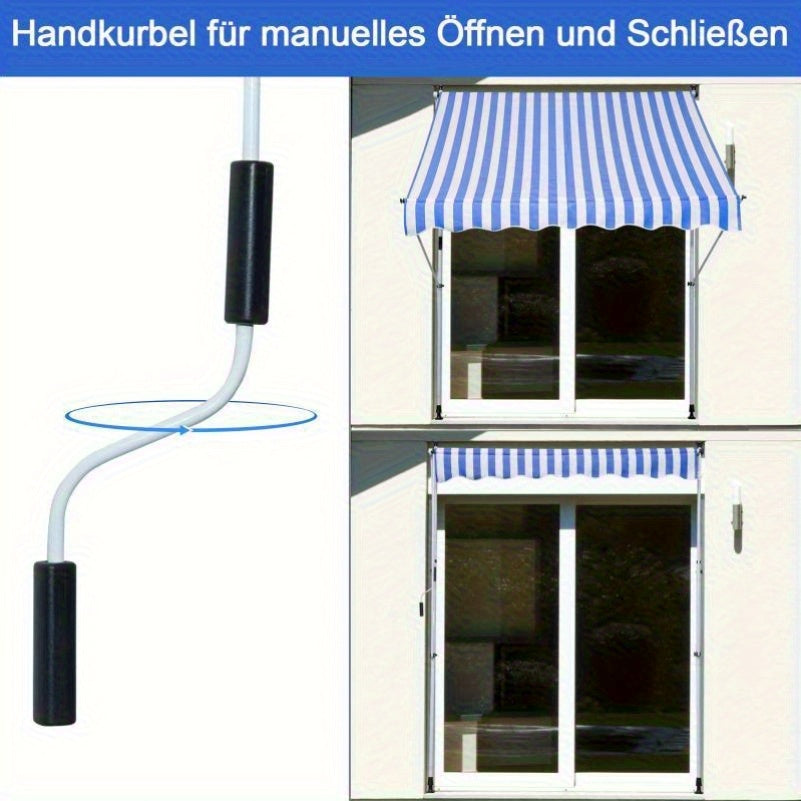 Zonnescherm – Aluminium Luifel – Terrasoverkapping – Balkonzeil – Buitenluifel – Weerbestendig – Eenvoudige Montage